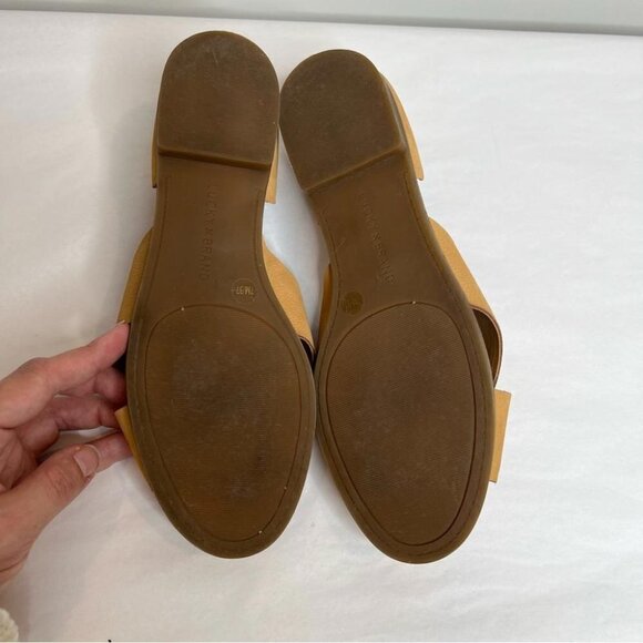 Lucky Brand Womens Size 7 Gallah Beige Sandal Boho Flat Neutral Open Toe Leather - Picture 9 of 10